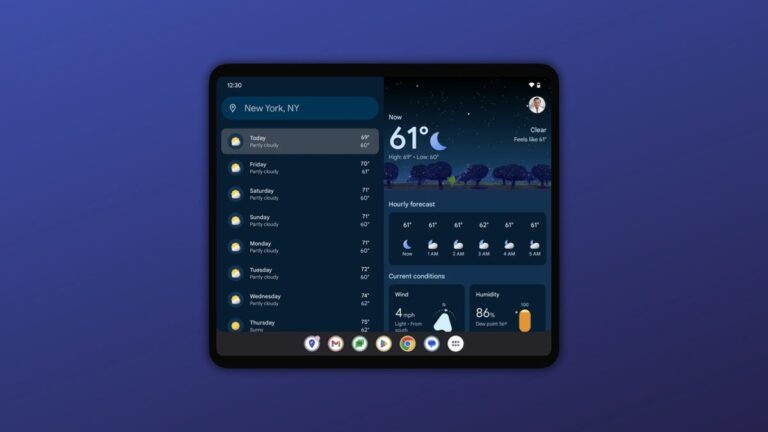 Google’s redesigned Pixel Weather app is rolling out to a variety of other Android devices