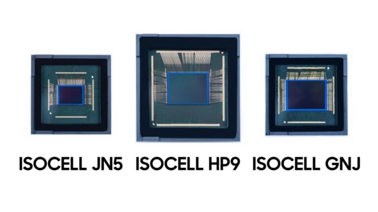 Three new camera sensors from Samsung: ISOCELL HP9, ISOCELL GNJ, and ISOCELL JN5